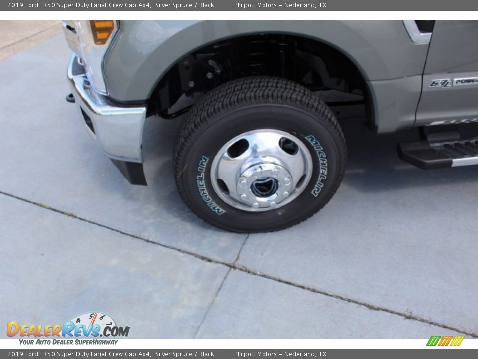 2019 Ford F350 Super Duty Lariat Crew Cab 4x4 Silver Spruce / Black Photo #5