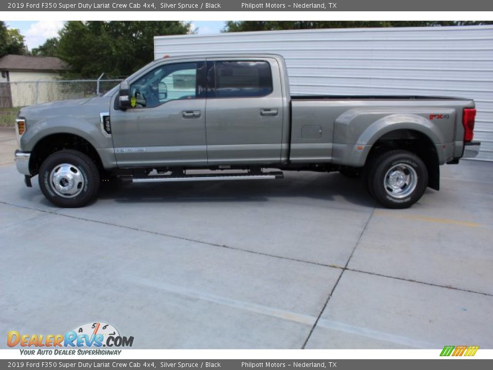2019 Ford F350 Super Duty Lariat Crew Cab 4x4 Silver Spruce / Black Photo #6