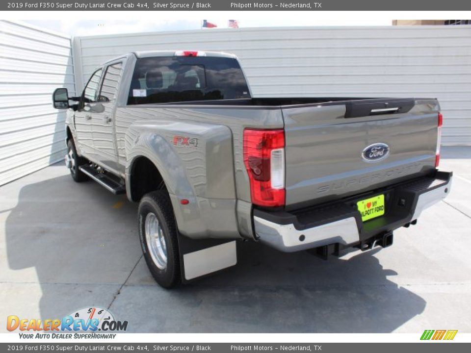 2019 Ford F350 Super Duty Lariat Crew Cab 4x4 Silver Spruce / Black Photo #7