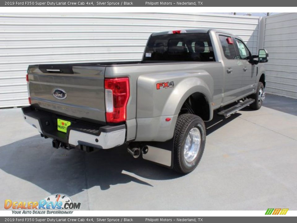 2019 Ford F350 Super Duty Lariat Crew Cab 4x4 Silver Spruce / Black Photo #9