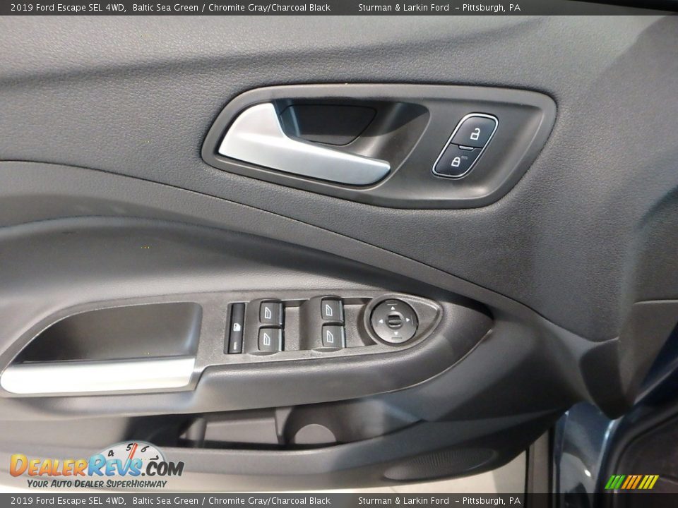2019 Ford Escape SEL 4WD Baltic Sea Green / Chromite Gray/Charcoal Black Photo #10