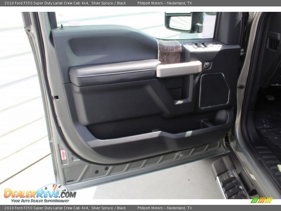 2019 Ford F350 Super Duty Lariat Crew Cab 4x4 Silver Spruce / Black Photo #10