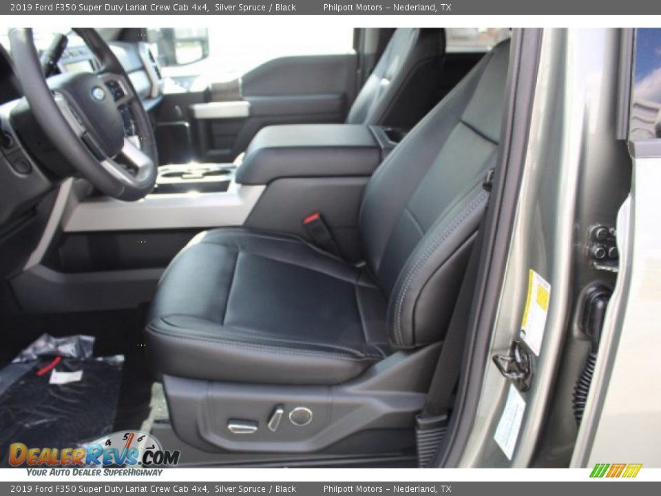 2019 Ford F350 Super Duty Lariat Crew Cab 4x4 Silver Spruce / Black Photo #11