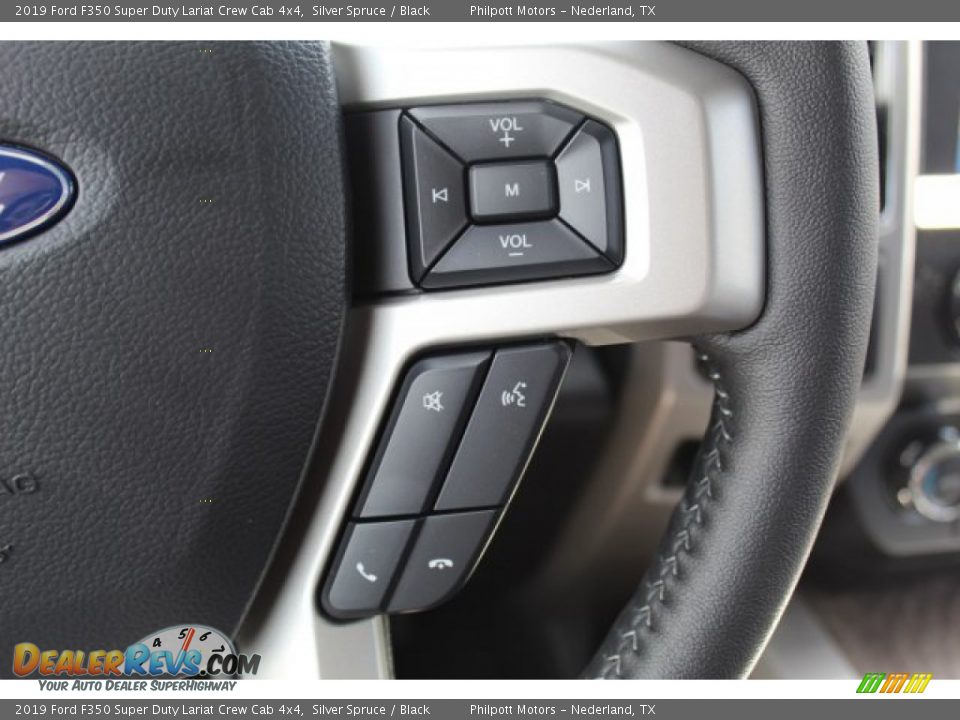 2019 Ford F350 Super Duty Lariat Crew Cab 4x4 Silver Spruce / Black Photo #14