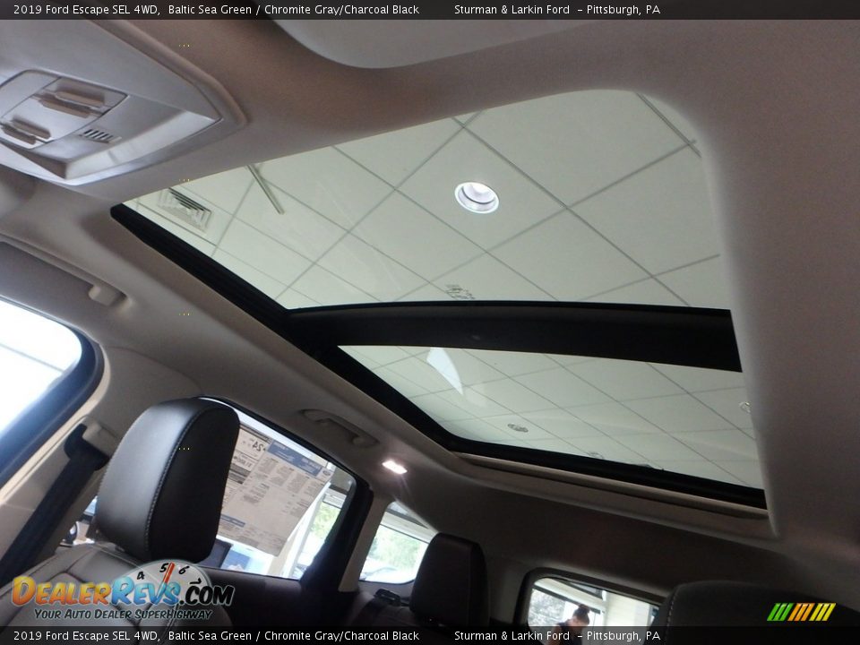 2019 Ford Escape SEL 4WD Baltic Sea Green / Chromite Gray/Charcoal Black Photo #15