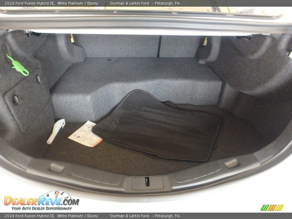 2019 Ford Fusion Hybrid SE White Platinum / Ebony Photo #3