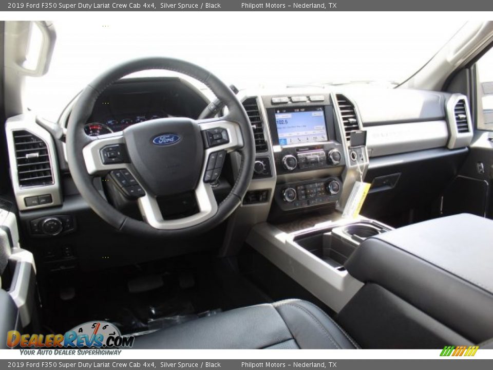 2019 Ford F350 Super Duty Lariat Crew Cab 4x4 Silver Spruce / Black Photo #22
