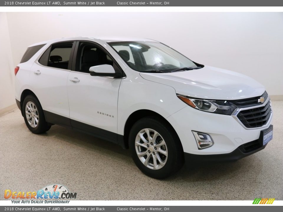 2018 Chevrolet Equinox LT AWD Summit White / Jet Black Photo #1