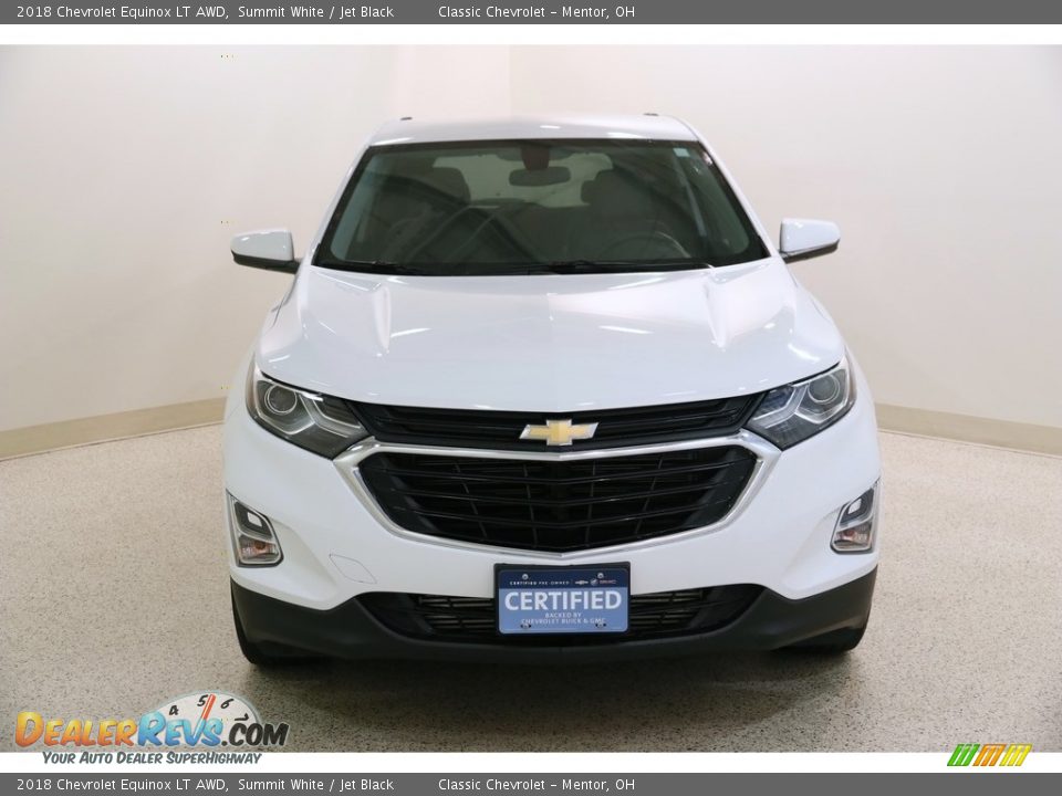 2018 Chevrolet Equinox LT AWD Summit White / Jet Black Photo #2