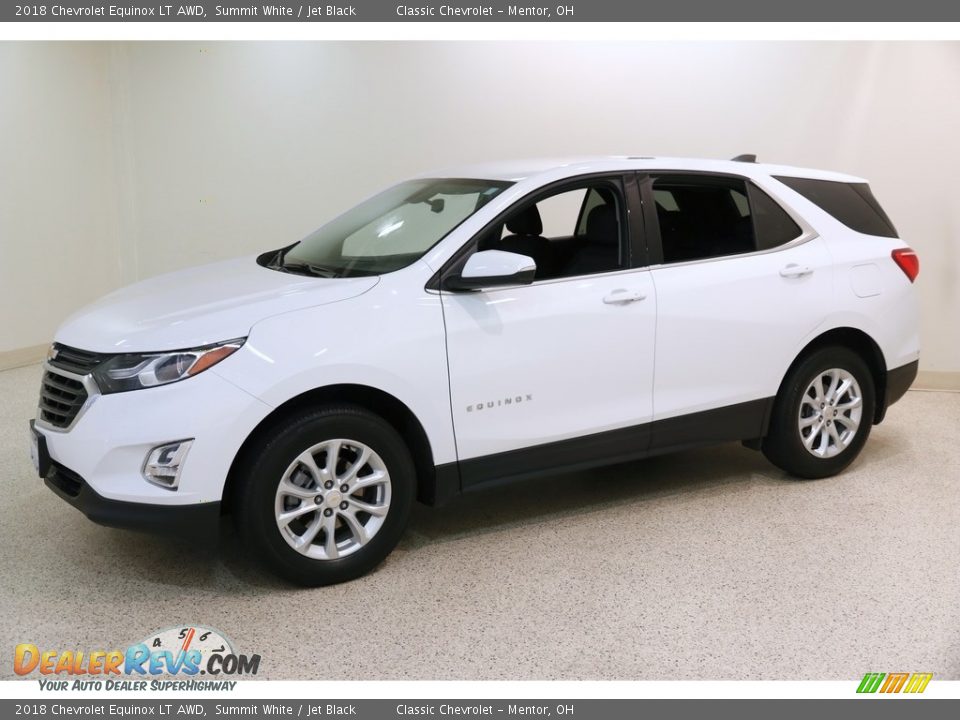 2018 Chevrolet Equinox LT AWD Summit White / Jet Black Photo #3