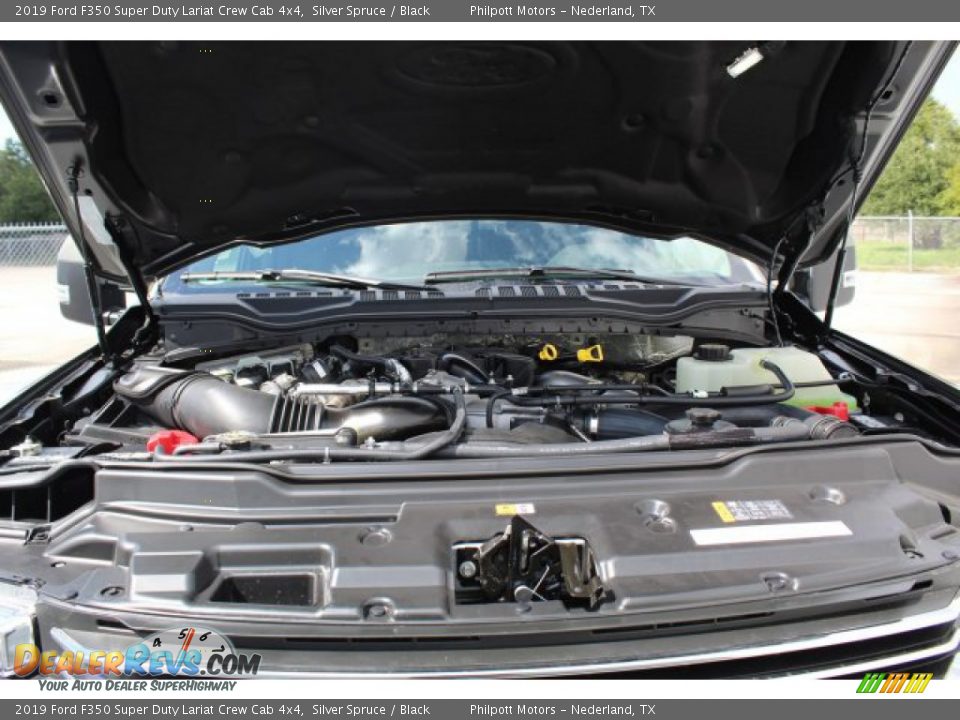 2019 Ford F350 Super Duty Lariat Crew Cab 4x4 Silver Spruce / Black Photo #25
