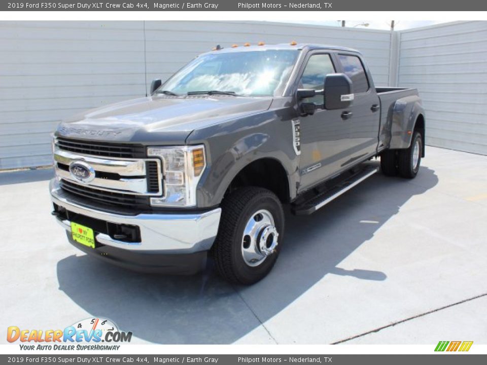 2019 Ford F350 Super Duty XLT Crew Cab 4x4 Magnetic / Earth Gray Photo #4