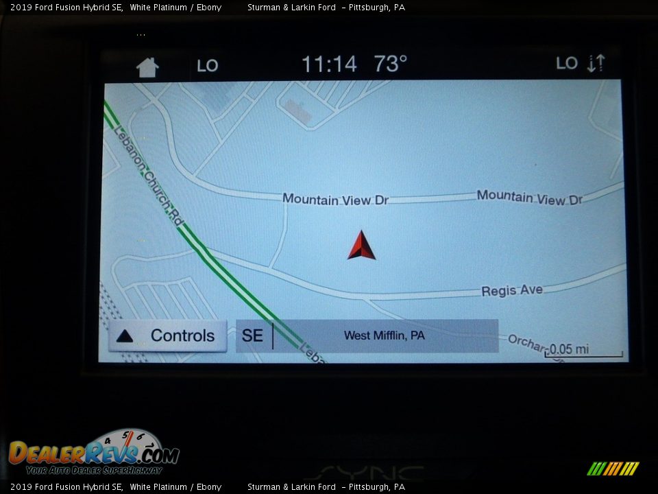 2019 Ford Fusion Hybrid SE White Platinum / Ebony Photo #13