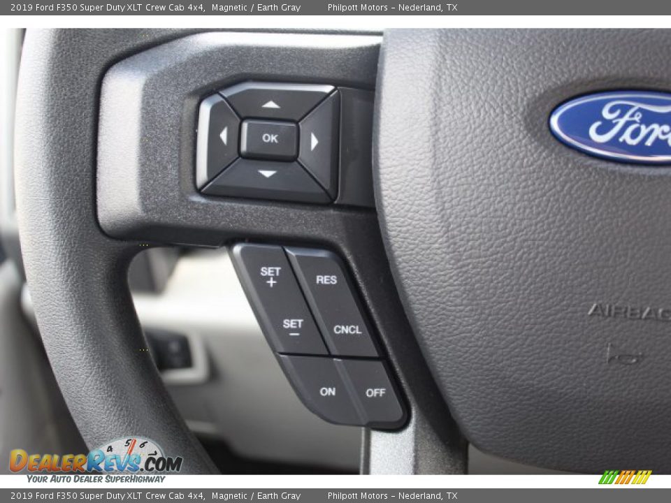 2019 Ford F350 Super Duty XLT Crew Cab 4x4 Magnetic / Earth Gray Photo #11