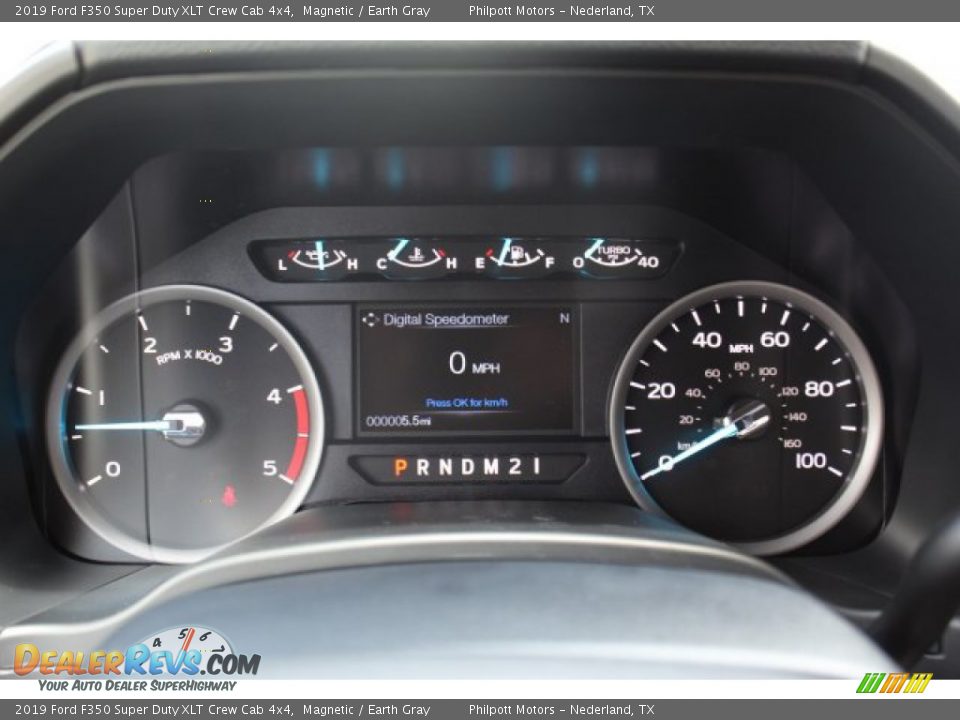 2019 Ford F350 Super Duty XLT Crew Cab 4x4 Magnetic / Earth Gray Photo #13