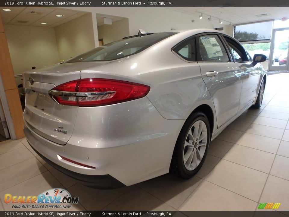 2019 Ford Fusion Hybrid SE Ingot Silver / Ebony Photo #2