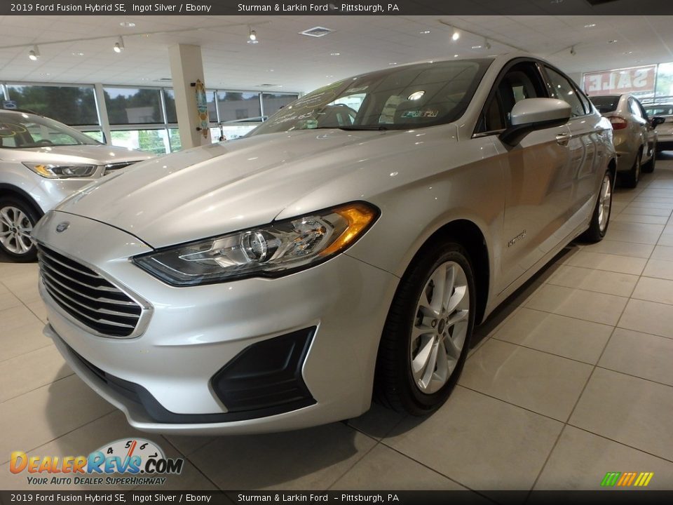 2019 Ford Fusion Hybrid SE Ingot Silver / Ebony Photo #5