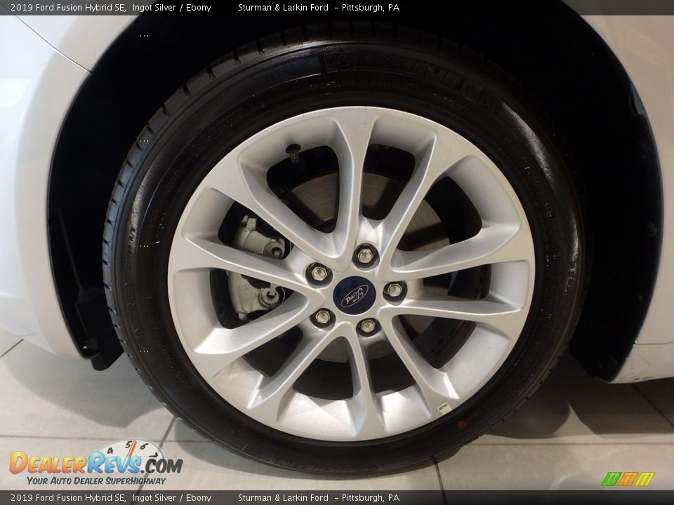 2019 Ford Fusion Hybrid SE Ingot Silver / Ebony Photo #6