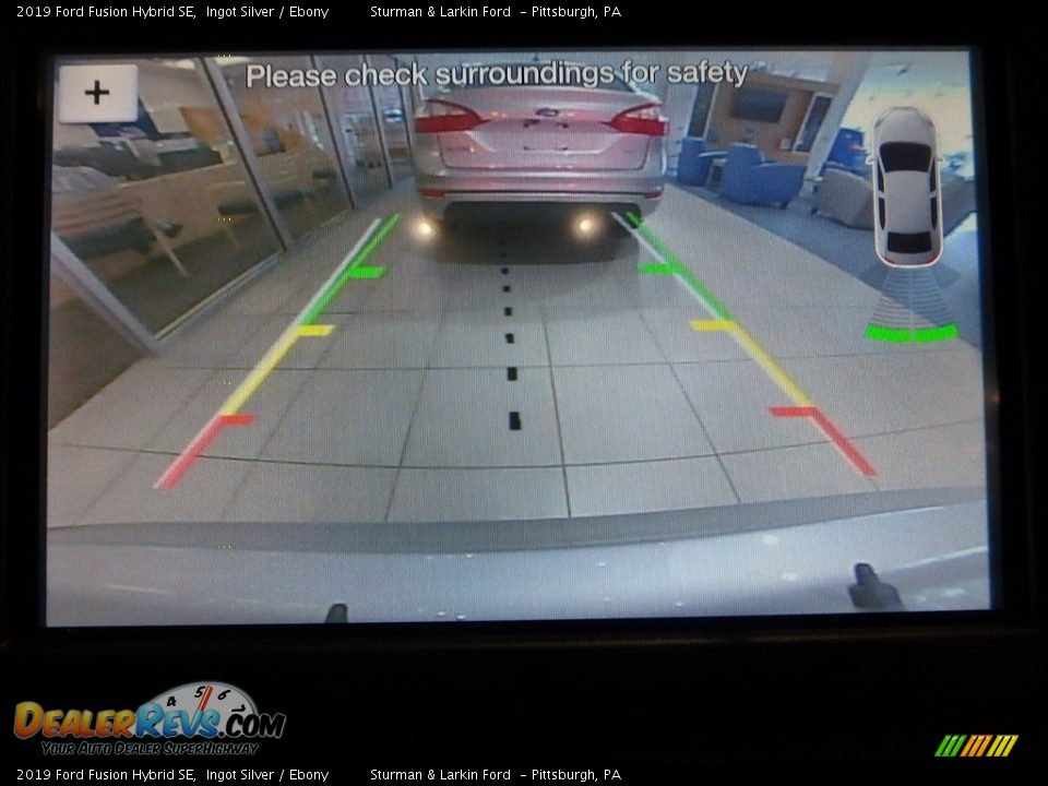 2019 Ford Fusion Hybrid SE Ingot Silver / Ebony Photo #12
