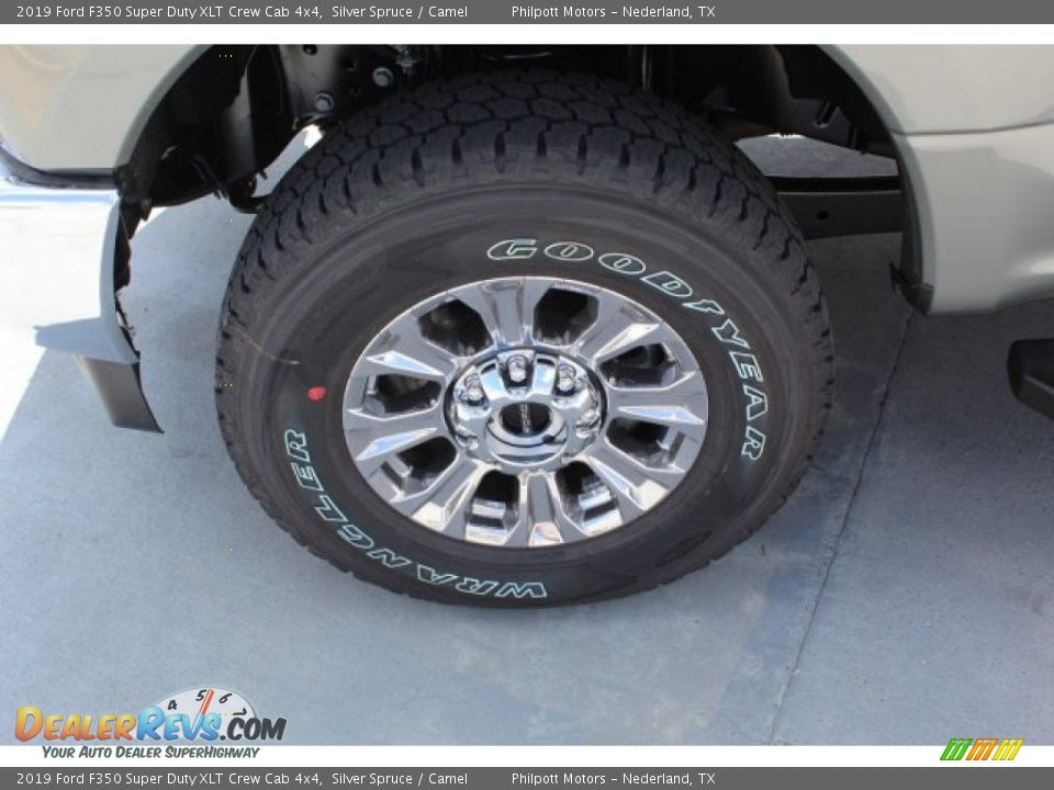 2019 Ford F350 Super Duty XLT Crew Cab 4x4 Silver Spruce / Camel Photo #5