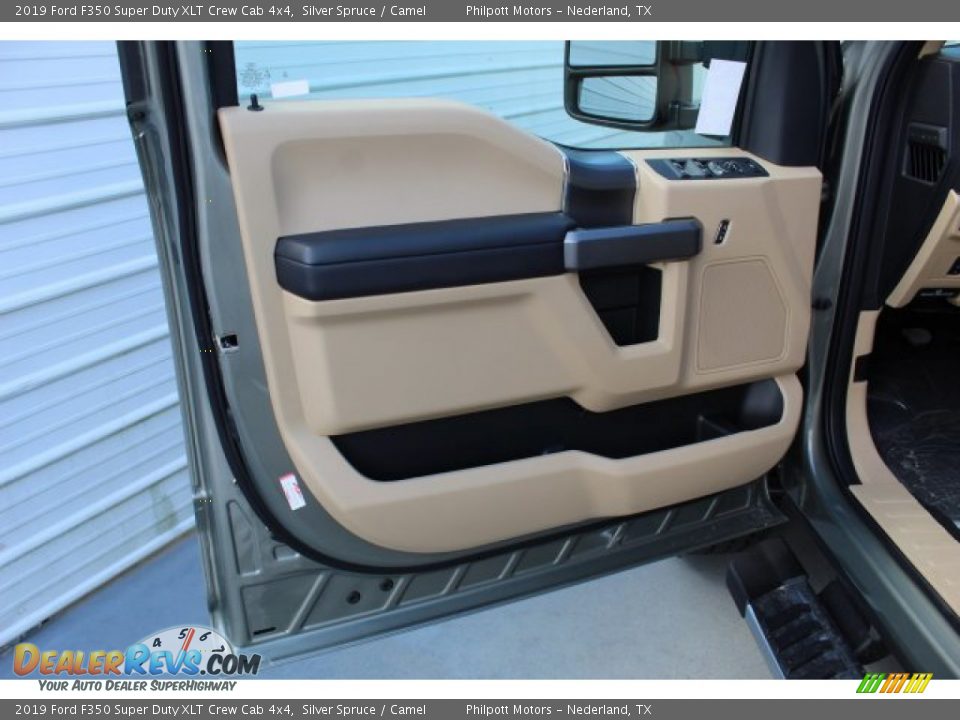 2019 Ford F350 Super Duty XLT Crew Cab 4x4 Silver Spruce / Camel Photo #10