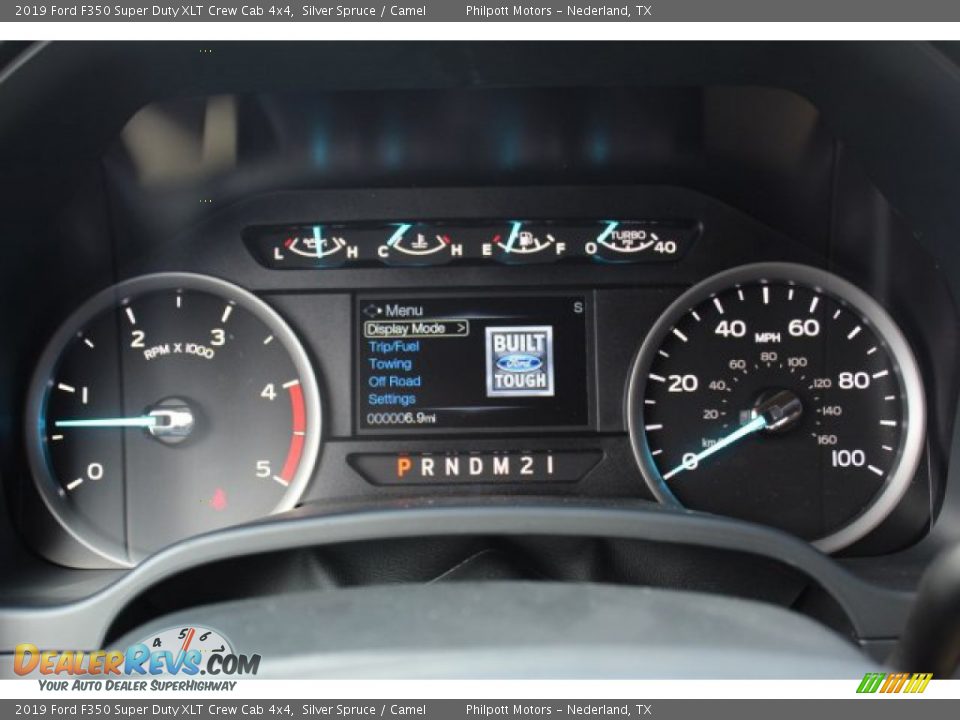 2019 Ford F350 Super Duty XLT Crew Cab 4x4 Silver Spruce / Camel Photo #15