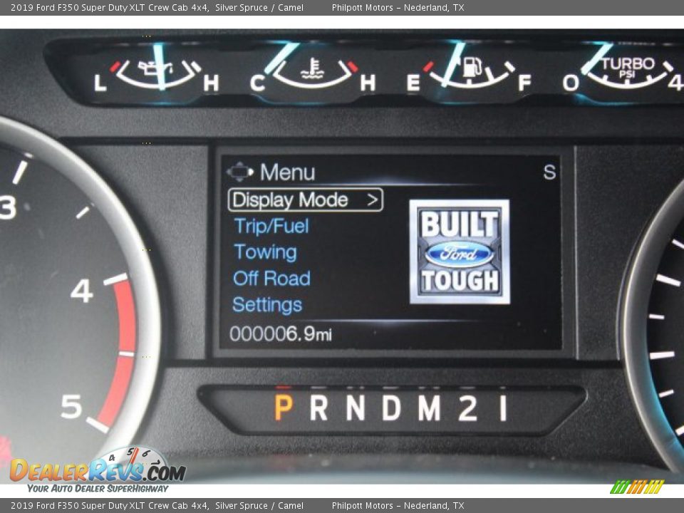 2019 Ford F350 Super Duty XLT Crew Cab 4x4 Silver Spruce / Camel Photo #16