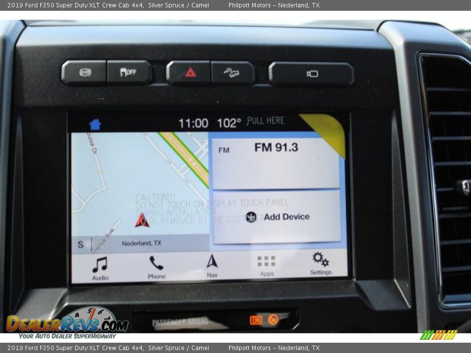 2019 Ford F350 Super Duty XLT Crew Cab 4x4 Silver Spruce / Camel Photo #17