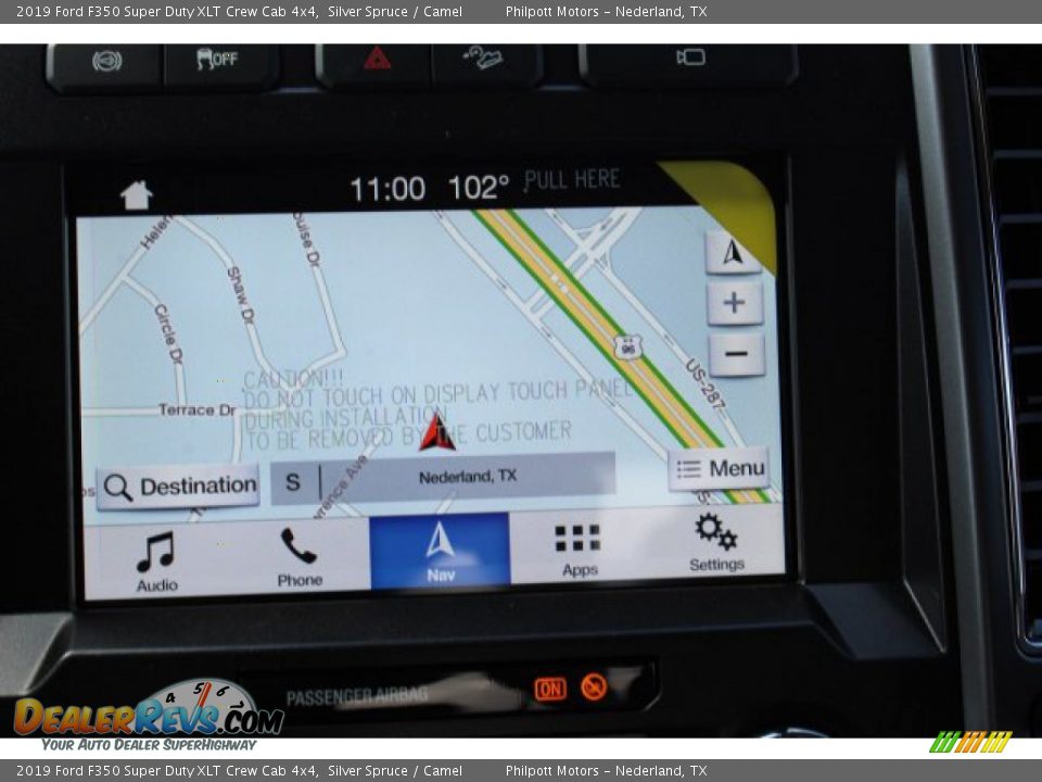 2019 Ford F350 Super Duty XLT Crew Cab 4x4 Silver Spruce / Camel Photo #20