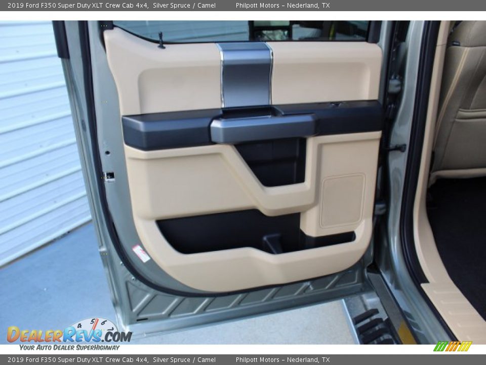 2019 Ford F350 Super Duty XLT Crew Cab 4x4 Silver Spruce / Camel Photo #21