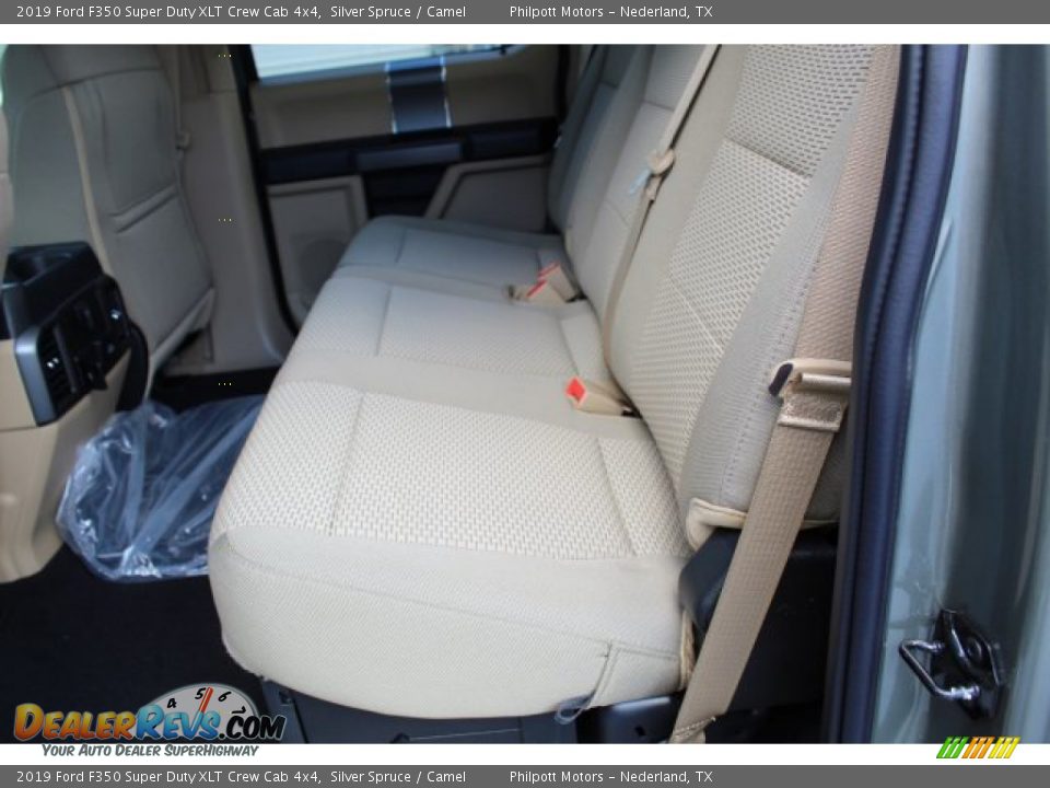 2019 Ford F350 Super Duty XLT Crew Cab 4x4 Silver Spruce / Camel Photo #22