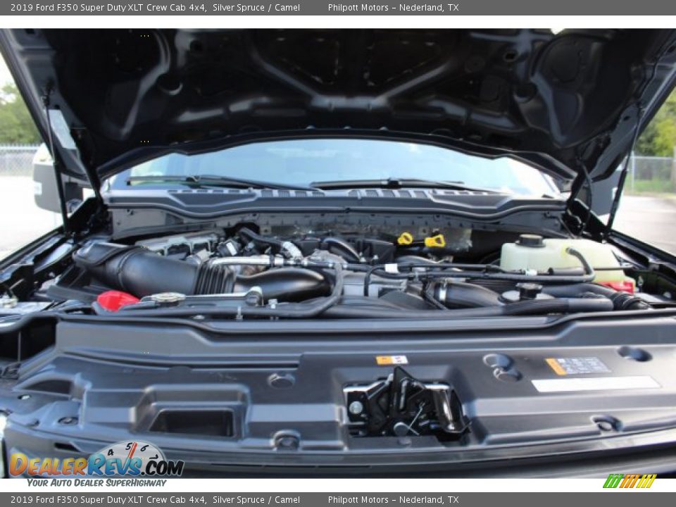 2019 Ford F350 Super Duty XLT Crew Cab 4x4 Silver Spruce / Camel Photo #26