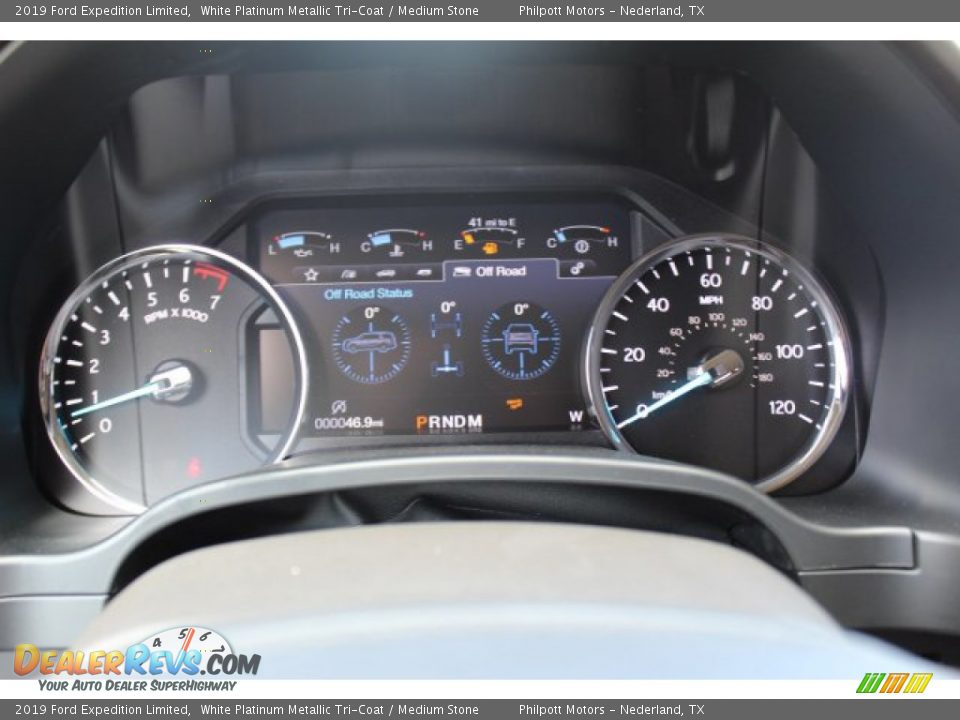 2019 Ford Expedition Limited White Platinum Metallic Tri-Coat / Medium Stone Photo #16