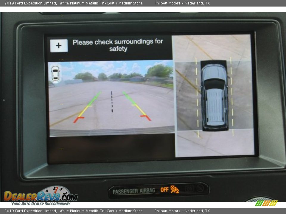 2019 Ford Expedition Limited White Platinum Metallic Tri-Coat / Medium Stone Photo #21