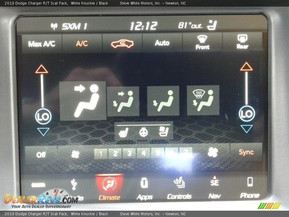 2019 Dodge Charger R/T Scat Pack White Knuckle / Black Photo #24