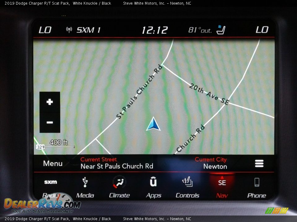 2019 Dodge Charger R/T Scat Pack White Knuckle / Black Photo #25