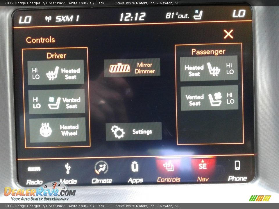 2019 Dodge Charger R/T Scat Pack White Knuckle / Black Photo #26