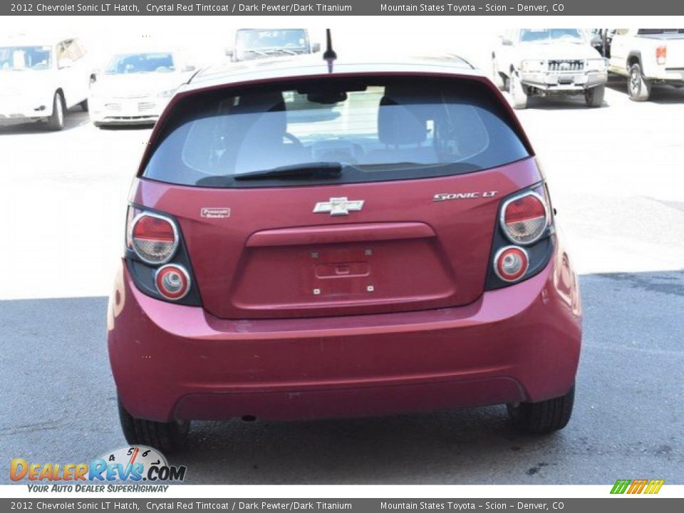 2012 Chevrolet Sonic LT Hatch Crystal Red Tintcoat / Dark Pewter/Dark Titanium Photo #5