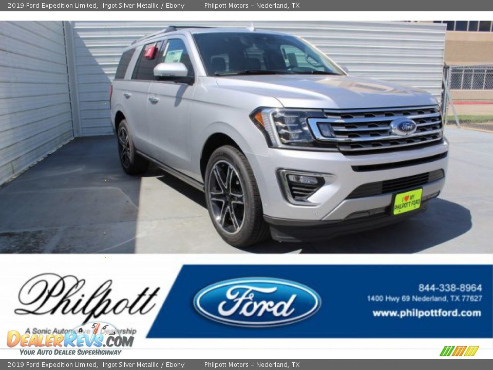 2019 Ford Expedition Limited Ingot Silver Metallic / Ebony Photo #1