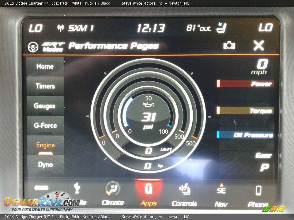 2019 Dodge Charger R/T Scat Pack White Knuckle / Black Photo #30