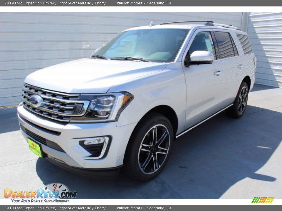 2019 Ford Expedition Limited Ingot Silver Metallic / Ebony Photo #4