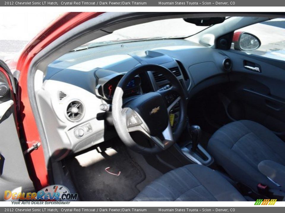 2012 Chevrolet Sonic LT Hatch Crystal Red Tintcoat / Dark Pewter/Dark Titanium Photo #10