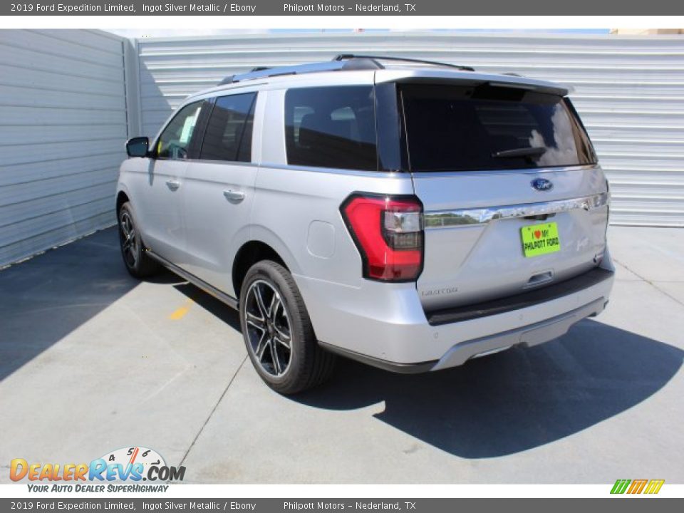 2019 Ford Expedition Limited Ingot Silver Metallic / Ebony Photo #7