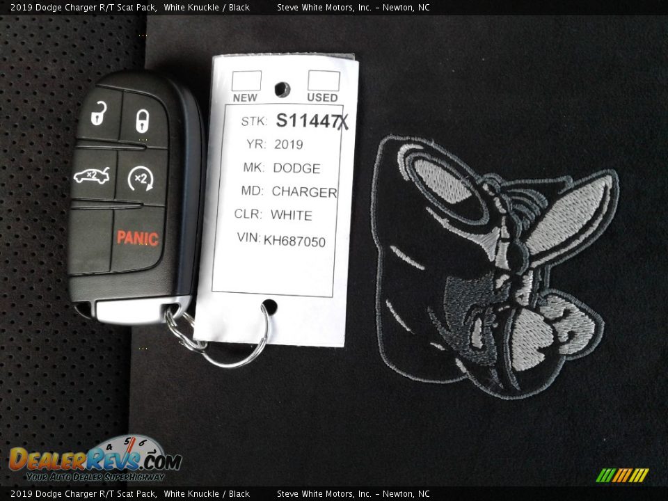 2019 Dodge Charger R/T Scat Pack White Knuckle / Black Photo #35