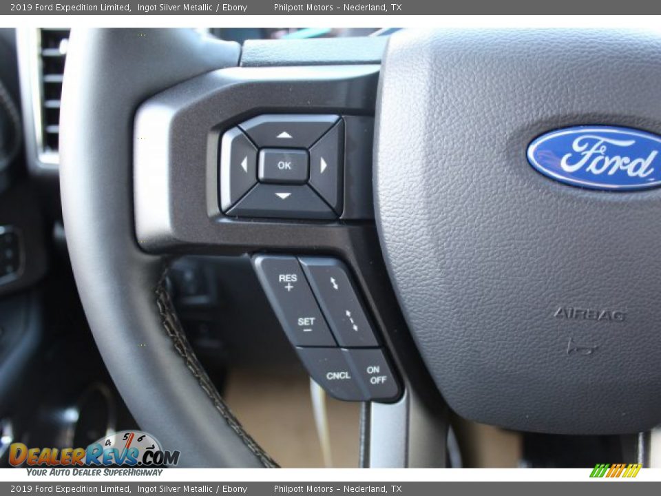 2019 Ford Expedition Limited Ingot Silver Metallic / Ebony Photo #13