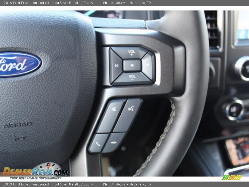 2019 Ford Expedition Limited Ingot Silver Metallic / Ebony Photo #14
