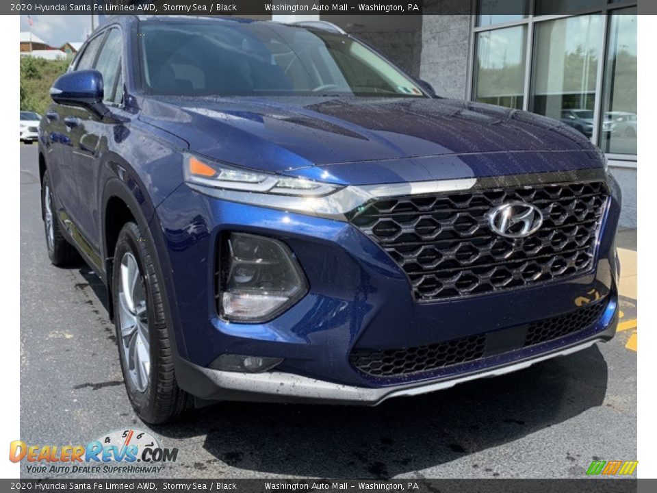 2020 Hyundai Santa Fe Limited AWD Stormy Sea / Black Photo #1