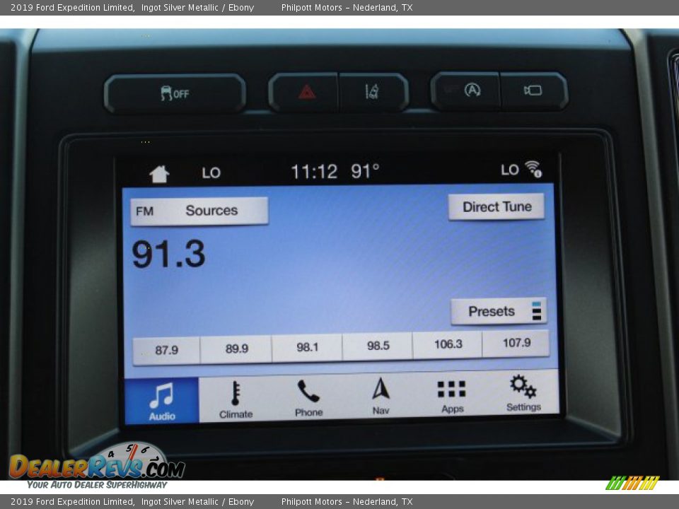 2019 Ford Expedition Limited Ingot Silver Metallic / Ebony Photo #17