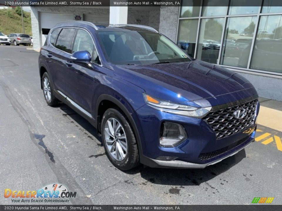 Front 3/4 View of 2020 Hyundai Santa Fe Limited AWD Photo #2