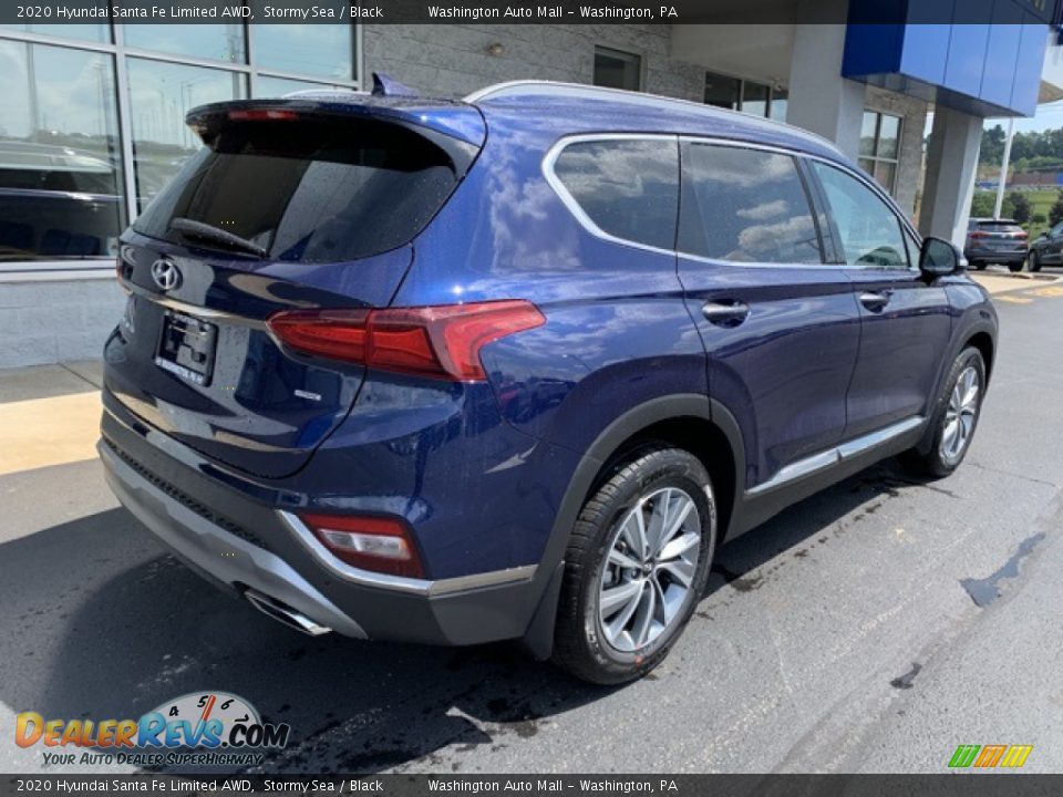 2020 Hyundai Santa Fe Limited AWD Stormy Sea / Black Photo #4